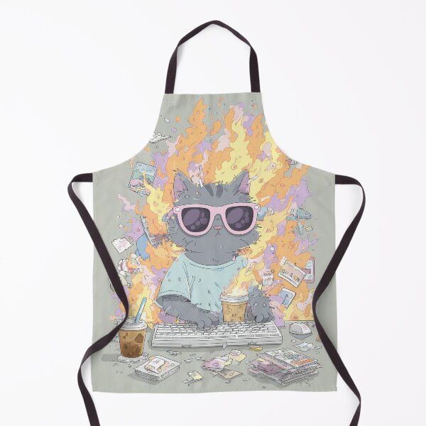 Item preview, Deadline? Never Heard of Her – Cool Cat in Chaos designed and sold by Tenalxp.