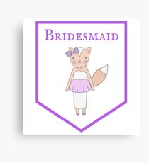 Bridesmaid Bachelorette Party Hen Night Canvas Print
