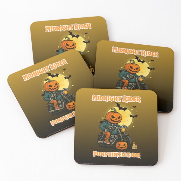 Item preview, Midnight Rider , Pumpkin Edition | Men's Halloween Graphic designed and sold by skkyfaithArtz.