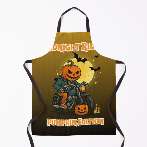 Item preview, Midnight Rider , Pumpkin Edition | Men's Halloween Graphic designed and sold by skkyfaithArtz.