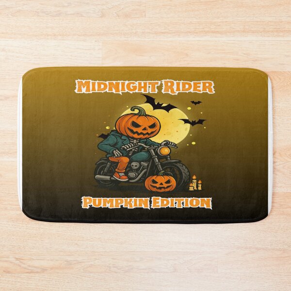 Item preview, Midnight Rider , Pumpkin Edition | Men's Halloween Graphic designed and sold by skkyfaithArtz.