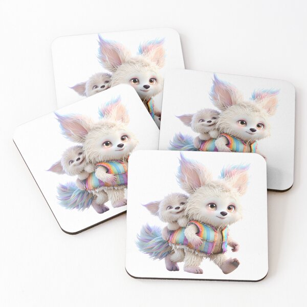 Item preview, Fluffaroo & Snugglepuff - Whimsical Companions designed and sold by ArtisticDesignsbyLinda.