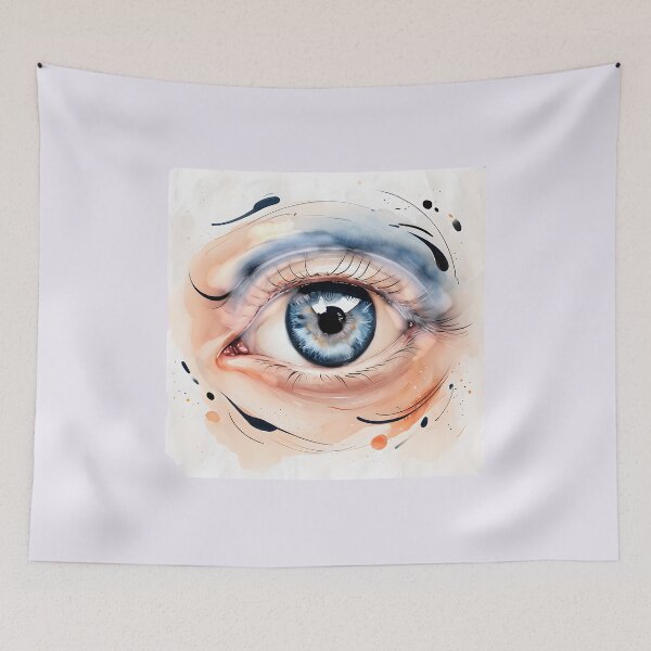 Item preview, Ocean Gaze - Deep Blue Eye designed and sold by ArtisticDesignsbyLinda.