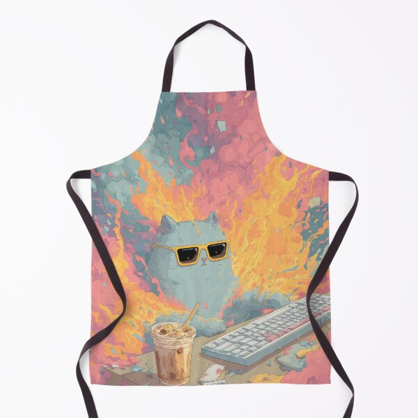 Item preview, Burning Deadlines, Iced Coffee, and Vibes Only designed and sold by Tenalxp.