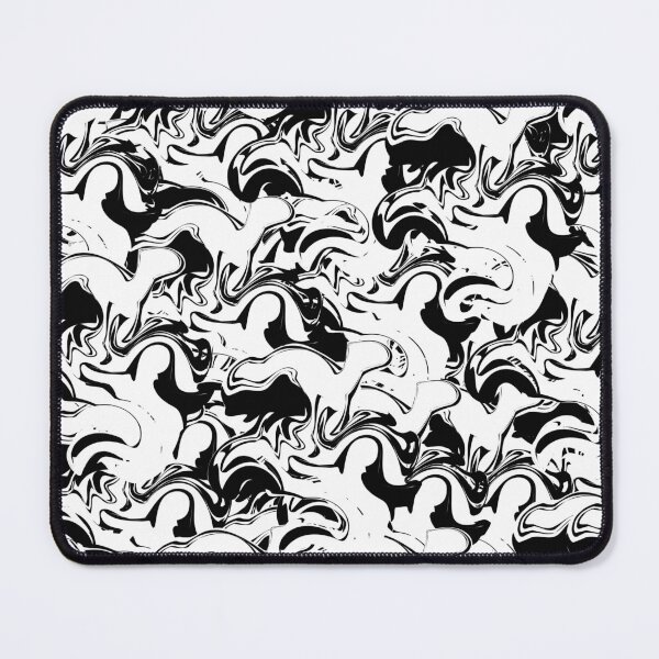 Item preview, Black & White Swirly Blob designed and sold by omg-designs.