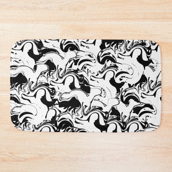 Item preview, Black & White Swirly Blob designed and sold by omg-designs.