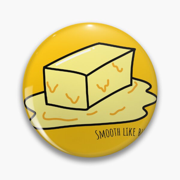 Item preview, Smooth Like Butter – Cute Kawaii Food Pun Design designed and sold by Niiyoon's Designs.