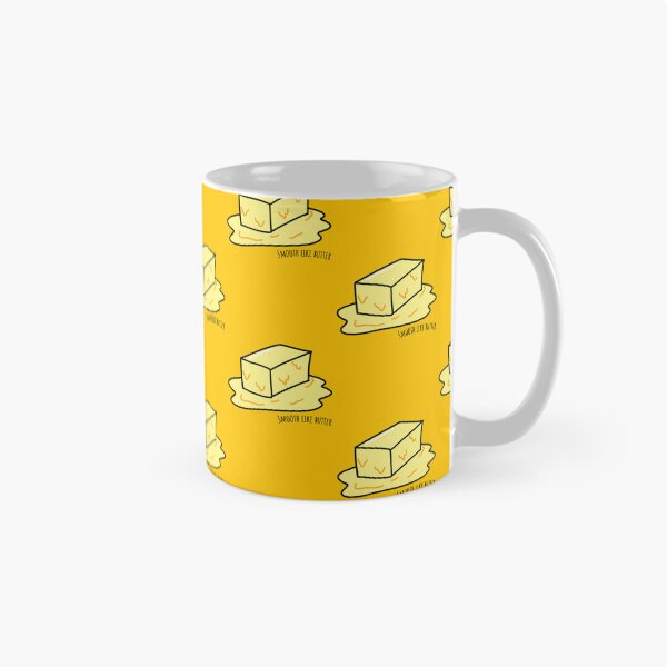Item preview, Smooth Like Butter – Cute Kawaii Food Pun Design designed and sold by Niiyoon's Designs.
