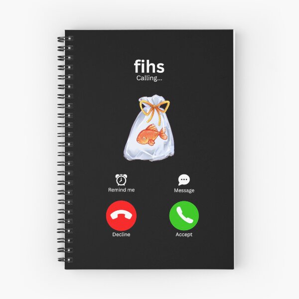 Item preview, Fish is Calling (White Text) designed and sold by CitrusCon.