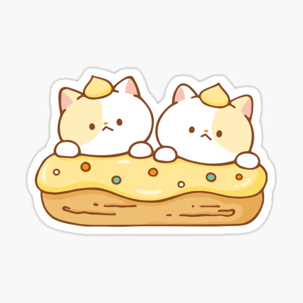 Item preview, Lemon eclair cat designed and sold by salposi.