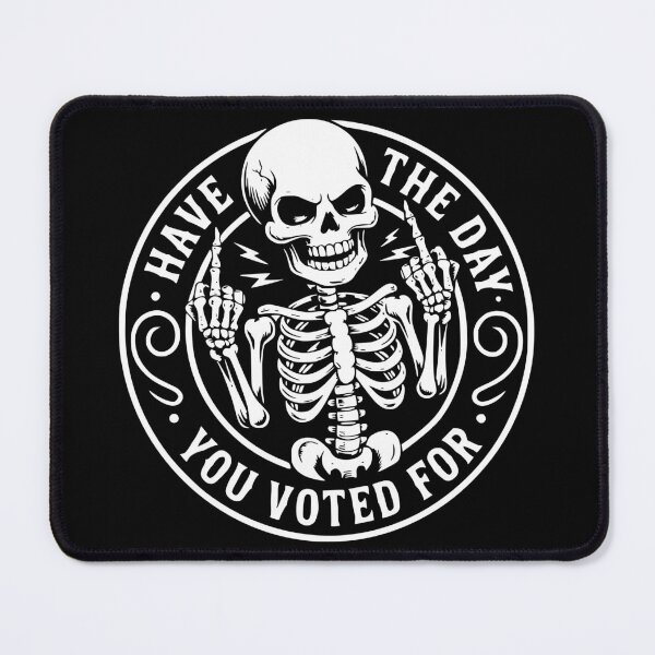 Item preview, Eff Off Skeleton Middle Fingers Anti Cult Voters designed and sold by EthosWear.