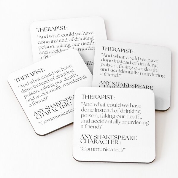 Item preview, Shakespeare's Characters Go to Therapy designed and sold by ObsidianDaz.