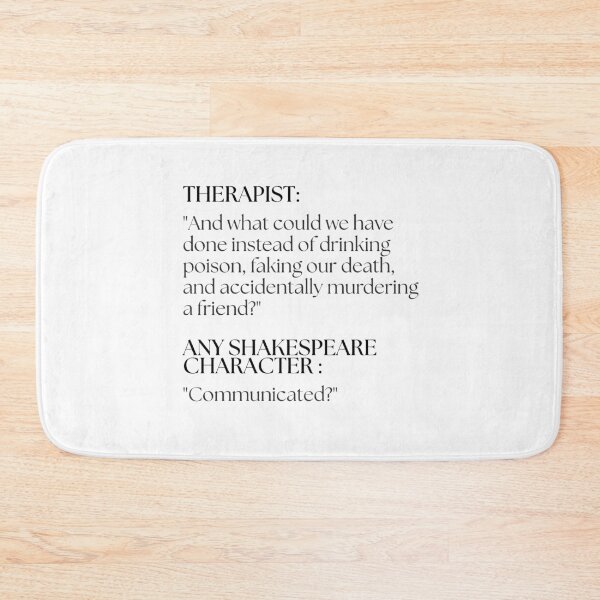 Item preview, Shakespeare's Characters Go to Therapy designed and sold by ObsidianDaz.