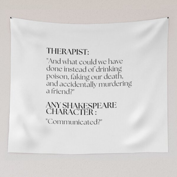 Item preview, Shakespeare's Characters Go to Therapy designed and sold by ObsidianDaz.