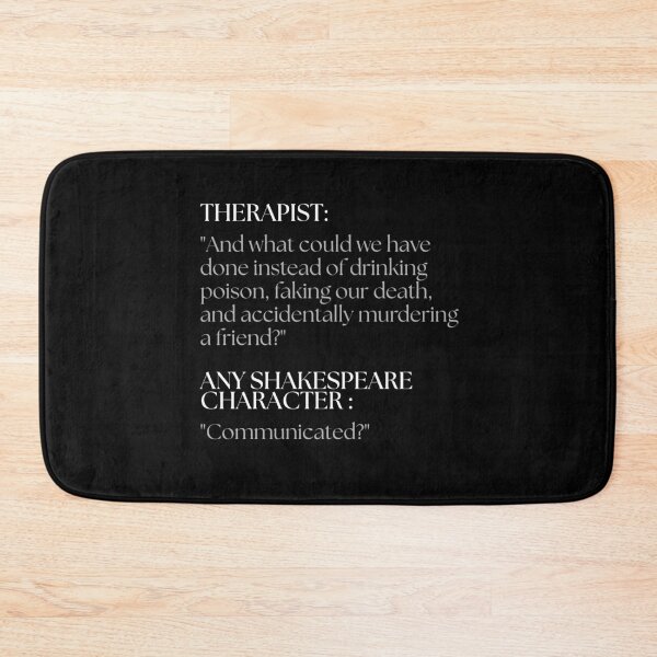 Item preview, Shakespeare's Characters Go to Therapy designed and sold by ObsidianDaz.