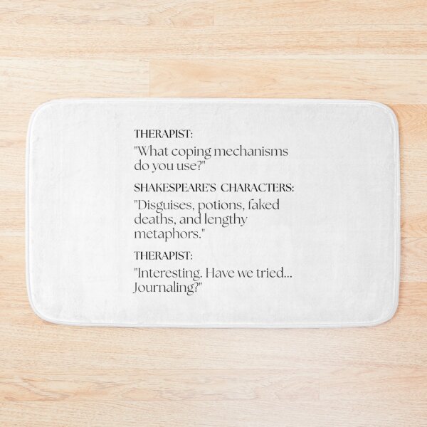 Item preview, Shakespeare's Characters Go to Therapy designed and sold by ObsidianDaz.
