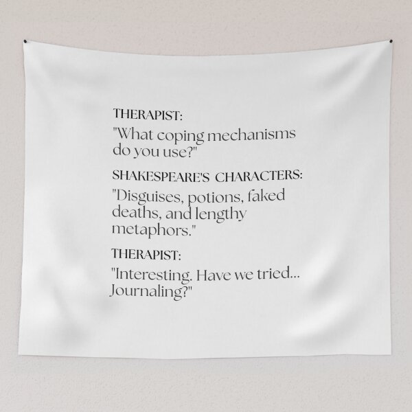 Item preview, Shakespeare's Characters Go to Therapy designed and sold by ObsidianDaz.