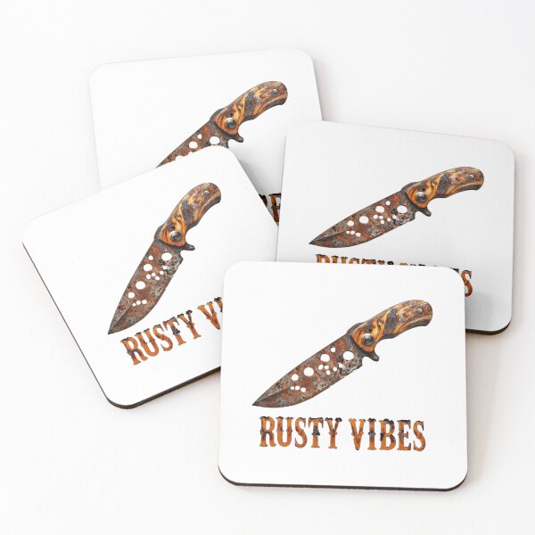 Item preview, Rusty Vibes: Unique Distressed Knife with Rustic Aesthetic designed and sold by Colorful-Garden.