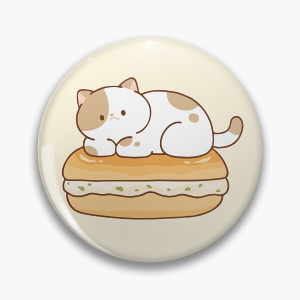 Item preview, Cat on bagel and cream cheese sandwich designed and sold by salposi.