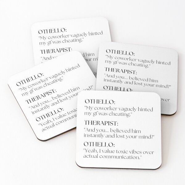 Item preview, Shakespeare's Othello Goes to Therapy designed and sold by ObsidianDaz.