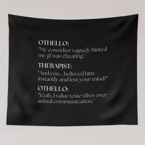 Item preview, Shakespeare's Othello Goes to Therapy designed and sold by ObsidianDaz.