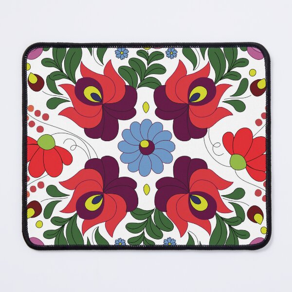 Item preview, Hungarian Matyo Floral Mandala – Boho Folk Art Pattern for Home Decor & Gifts designed and sold by Molnarisa.