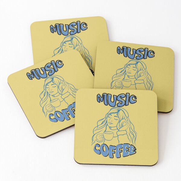 Item preview, Music & Coffee – Girl Vibes designed and sold by SR-Soulprints.