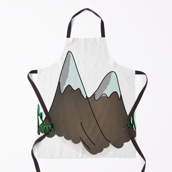 Artikelvorschau, Schneebedeckter Berg-Cartoon | Abenteuer-Natur-Doodle-Design entworfen und verkauft von Autumn--Leaves.