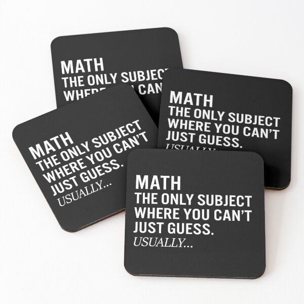 Item preview, The Only Subject You Can’t Just Guess (Usually…) – Nerdy Teacher Quote Tee designed and sold by JacquieMira.