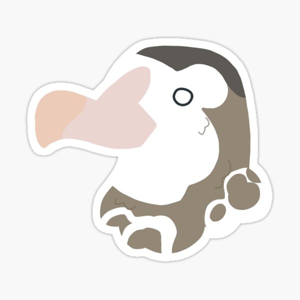 Item preview, CBS Sticker - Brown Albatross designed and sold by ClumsyPillbug.