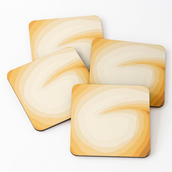 Item preview, Yellow spiral wave – Abstract Wave Flow designed and sold by CreationbyNiki.