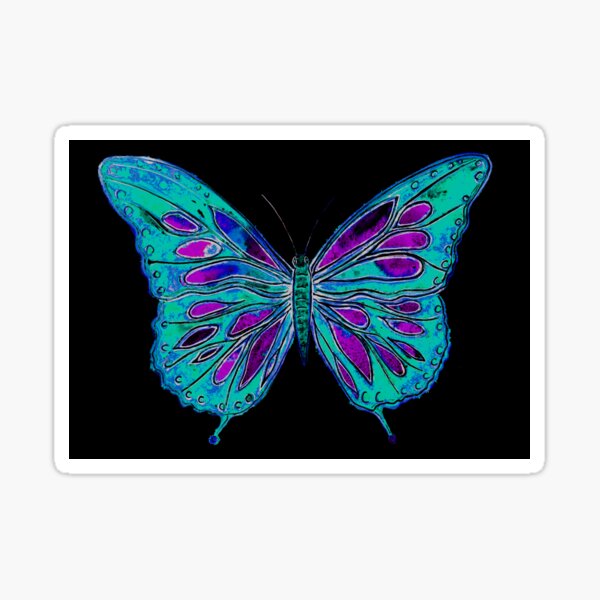 Item preview, Butterfly on Black designed and sold by Linda Callaghan.