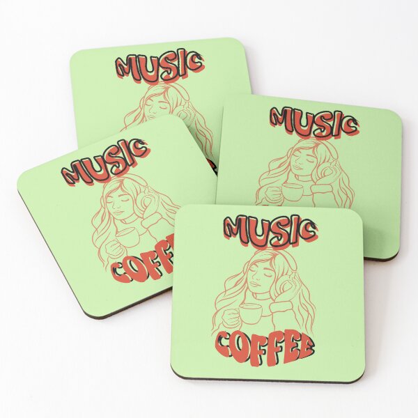 Item preview, Music & Coffee – Girl Vibes designed and sold by SR-Soulprints.
