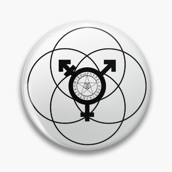 Item preview, genderwyrd symbol designed and sold by capitalismsucks.