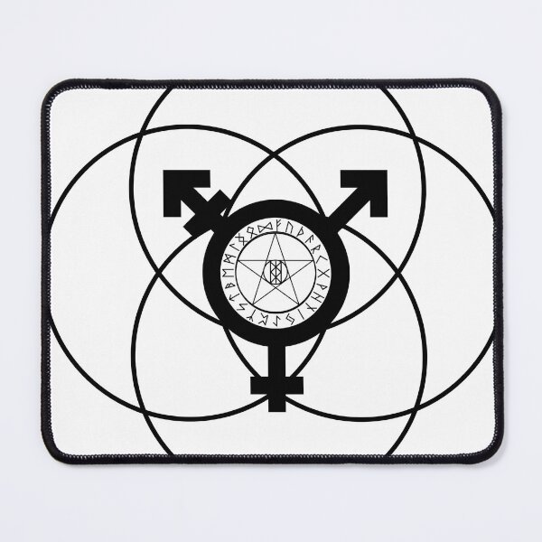 Item preview, genderwyrd symbol designed and sold by capitalismsucks.