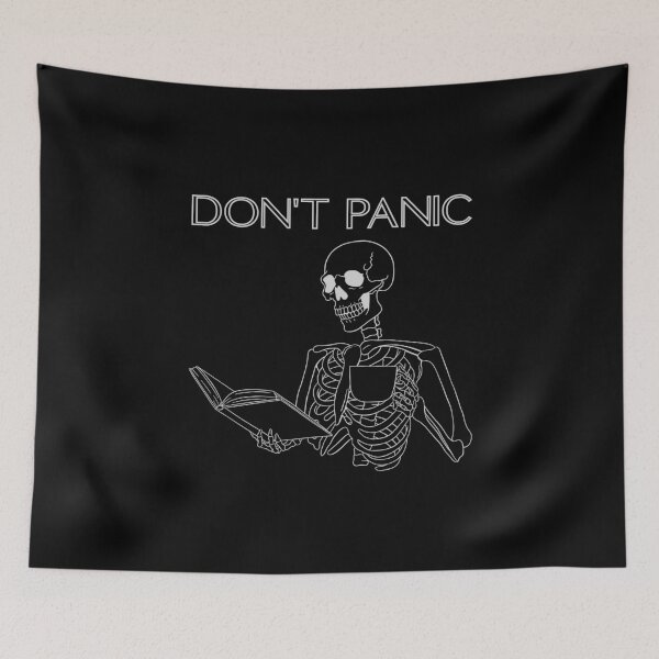 Item preview, Don't Panic Classic Funny T-Shirt designed and sold by OldSkullDesigns.