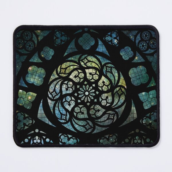 Item preview, Green Galaxy Stained Glass Window designed and sold by Oneiromancer’s Trove .