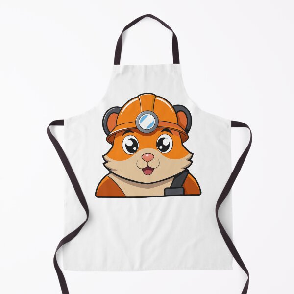 Item preview, Hamster in Orange Miner Helmet with Headlamp. designed and sold by GregorySmithRed.