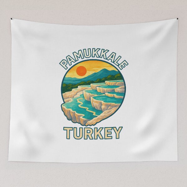 Item preview, Pamukkale Travertine Terraces - Turkey designed and sold by inkNext.