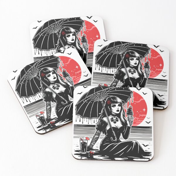 Item preview, Goth Girl Beach Vibes – Dark Summer Aesthetic designed and sold by Coffee Lifestyle.
