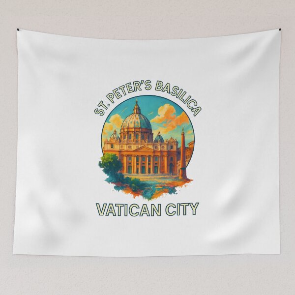Item preview, St. Peter's Basilica - Vatican City Travel Art designed and sold by inkNext.