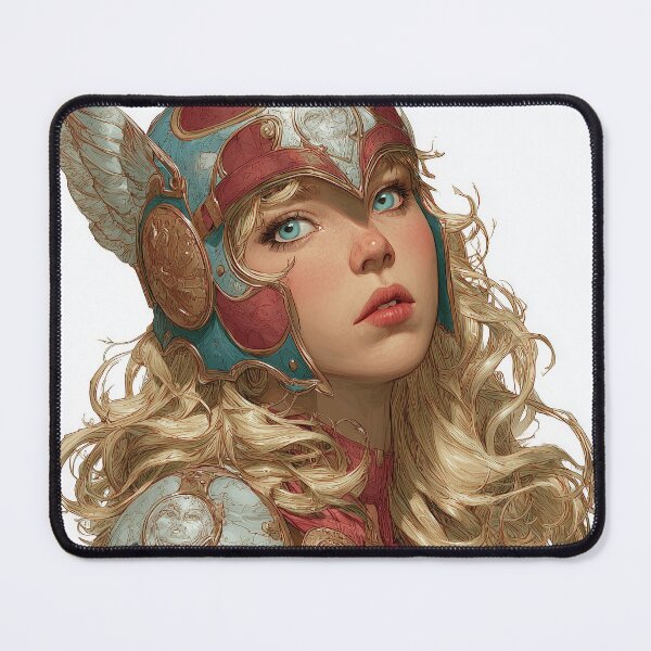 Item preview, Sprit of the Shieldmaiden designed and sold by Retro Type.