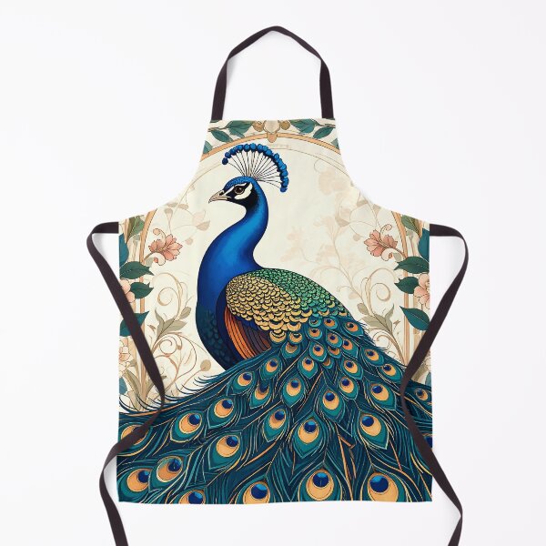 Item preview, Peacock Elegance – Vintage Art Nouveau Poster Style designed and sold by Dino-Lune.