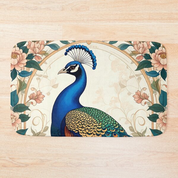 Item preview, Peacock Elegance – Vintage Art Nouveau Poster Style designed and sold by Dino-Lune.