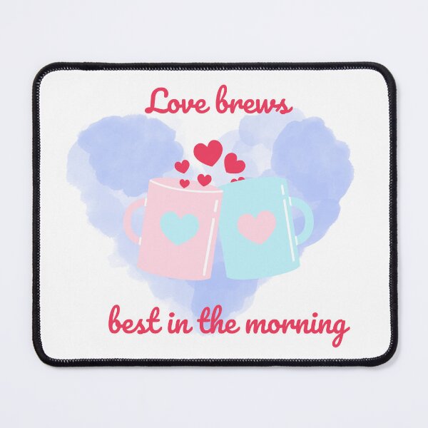 Item preview, Lazy Morning Love – Couple & Coffee designed and sold by SR-Soulprints.