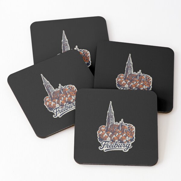 Item preview, Freiburg Brushlettering Cityscape designed and sold by Boogosh.