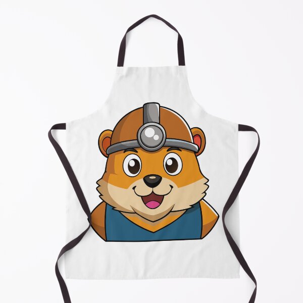 Item preview, Hamster in Brown Miner Helmet with Headlamp. designed and sold by GregorySmithRed.