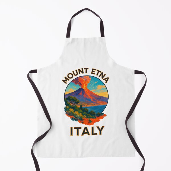 Item preview, Mount Etna Volcano - Sicily Italy Landscape Art designed and sold by inkNext.
