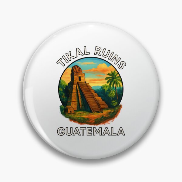 Item preview, Tikal Ruins - Guatemala Ancient Maya Pyramid designed and sold by inkNext.