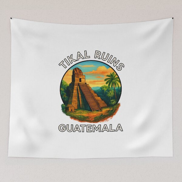 Item preview, Tikal Ruins - Guatemala Ancient Maya Pyramid designed and sold by inkNext.